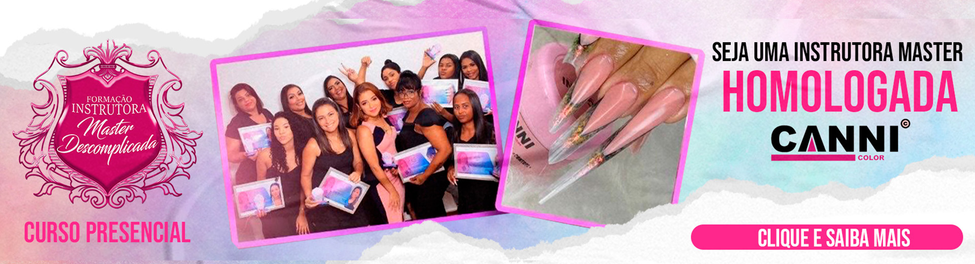 Banner curso de instrutoras master canni color